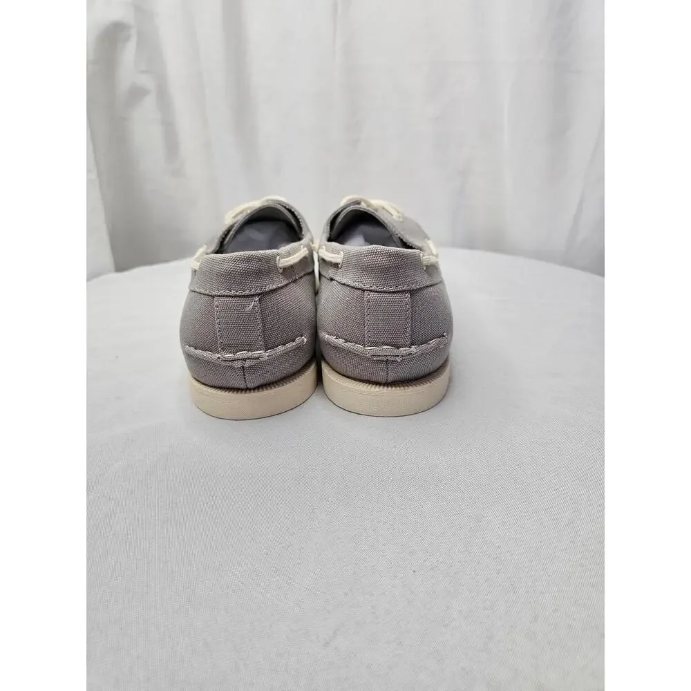 Club Room Men's Elliot‎ Lace-Up Boat Shoes Loafers Grey Size 8M